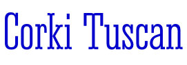 Corki Tuscan 字体